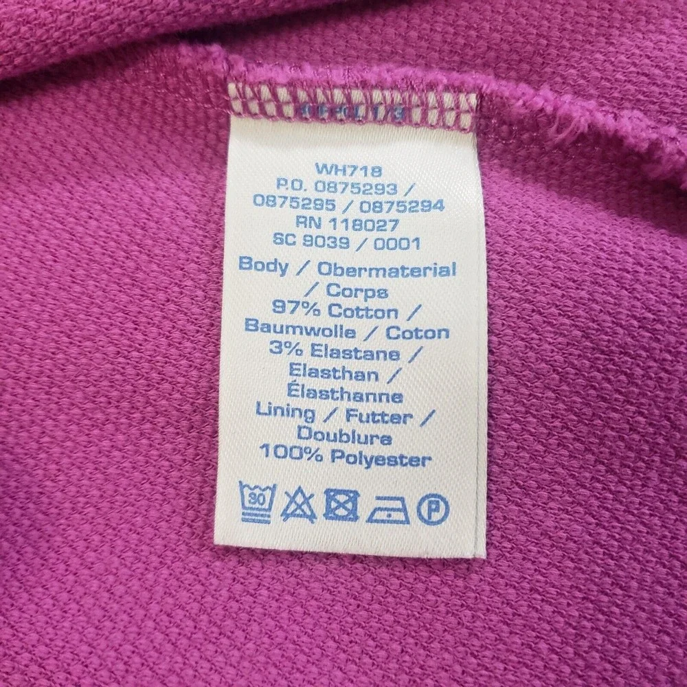 Boden Sz 10 R Purple Midi Dress Long Sleeve Scoop Neck Thick Fabric Box Pleated - Picture 7 of 10